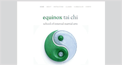 Desktop Screenshot of equinoxtaichi.com