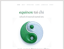 Tablet Screenshot of equinoxtaichi.com